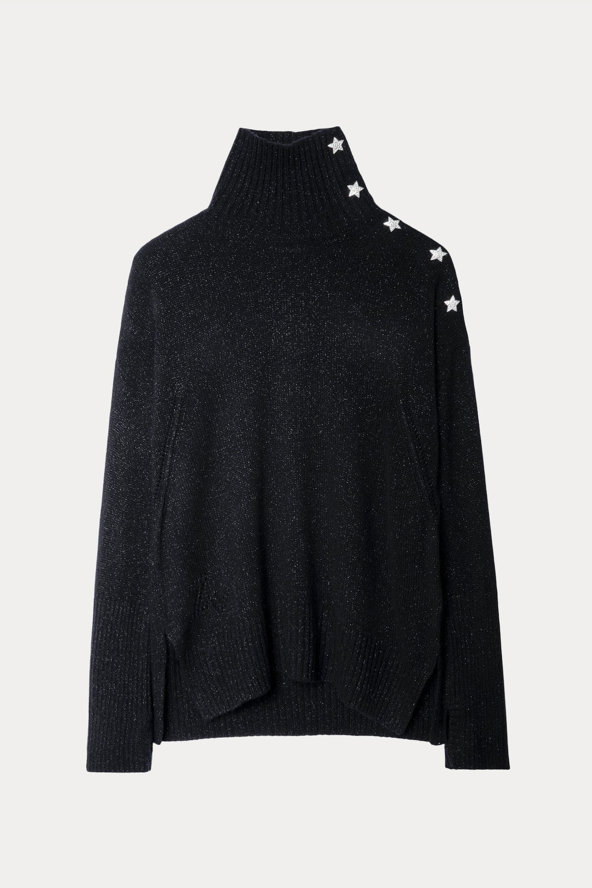 Zadig & Voltaire Geniş Kesim Balıkçı Yaka Kaşmir Triko-Libas Trendy Fashion Store