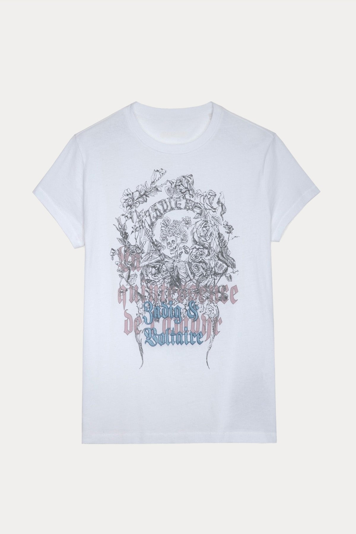 Zadig & Voltaire Yuvarlak Yaka T-shirt-Libas Trendy Fashion Store