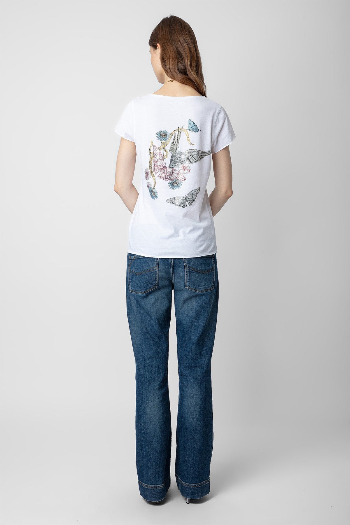 Zadig & Voltaire Sırtta Desenli T-shirt-Libas Trendy Fashion Store