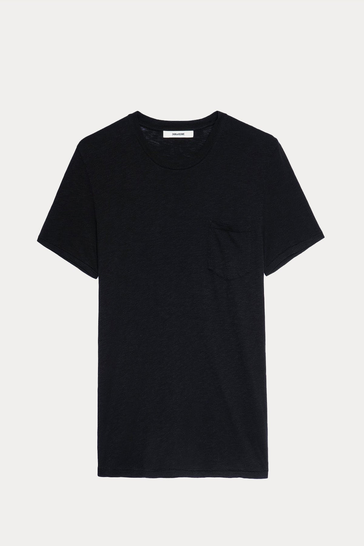 Zadig & Voltaire Yuvarlak Yaka Kuru Kafalı T-shirt-Libas Trendy Fashion Store
