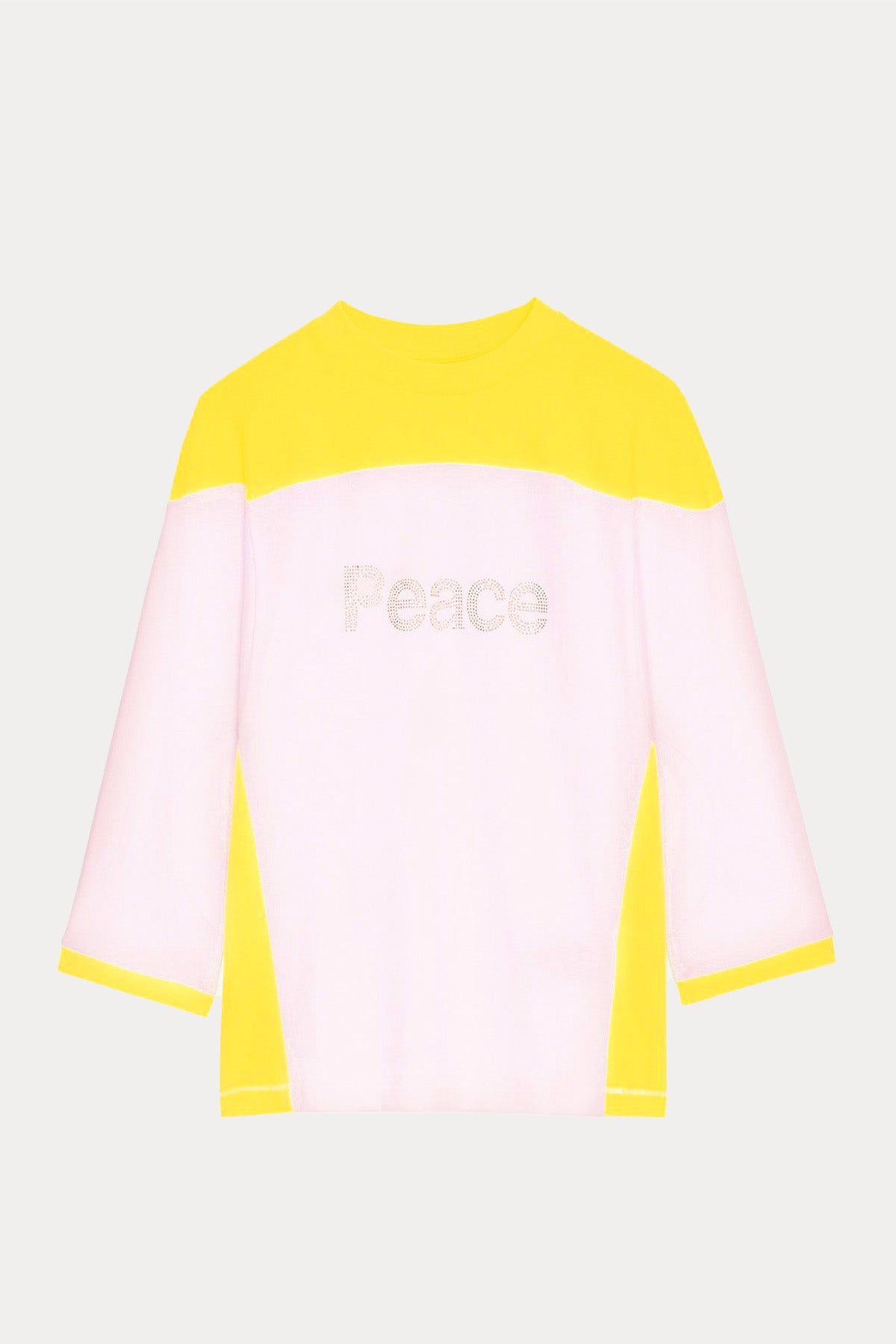 Zadig & Voltaire Yuvarlak Yaka Peace Yazılı T-shirt-Libas Trendy Fashion Store