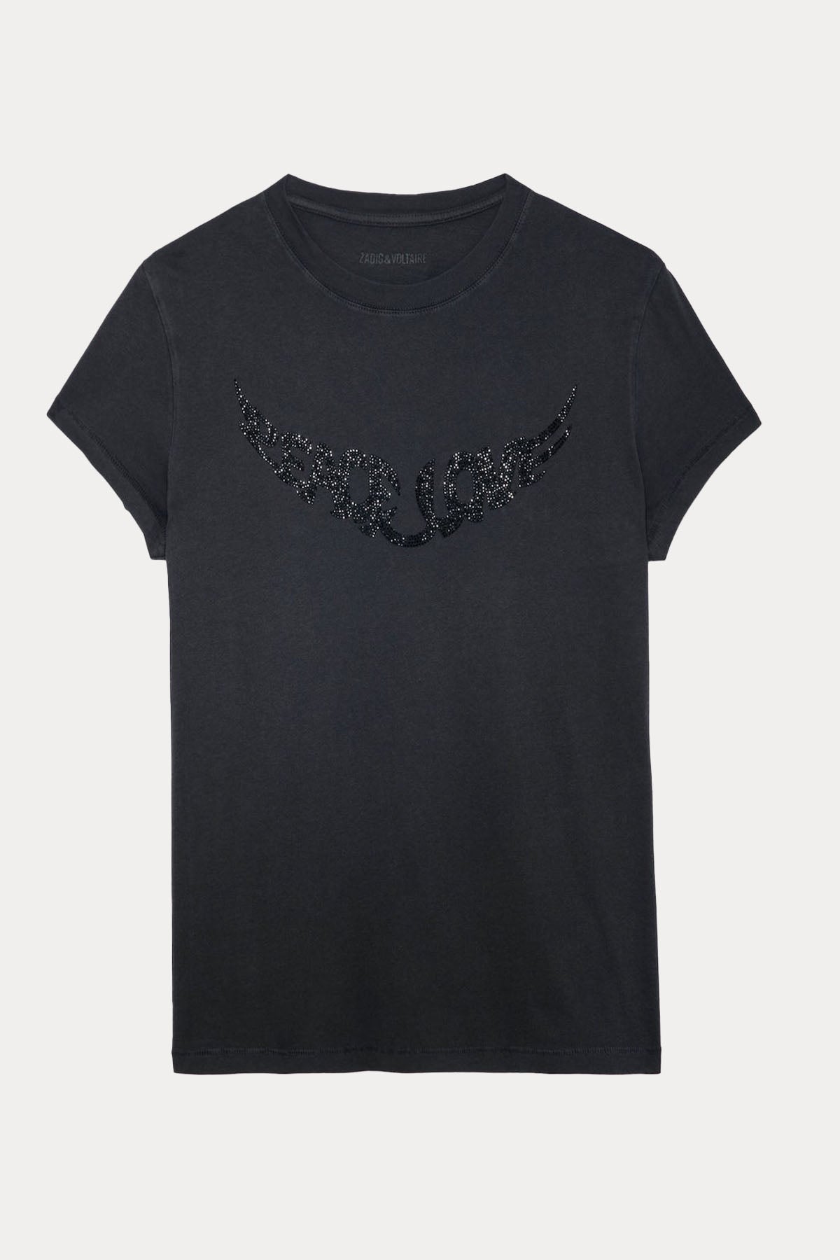 Zadig & Voltaire Yuvarlak Yaka Logolu T-shirt-Libas Trendy Fashion Store