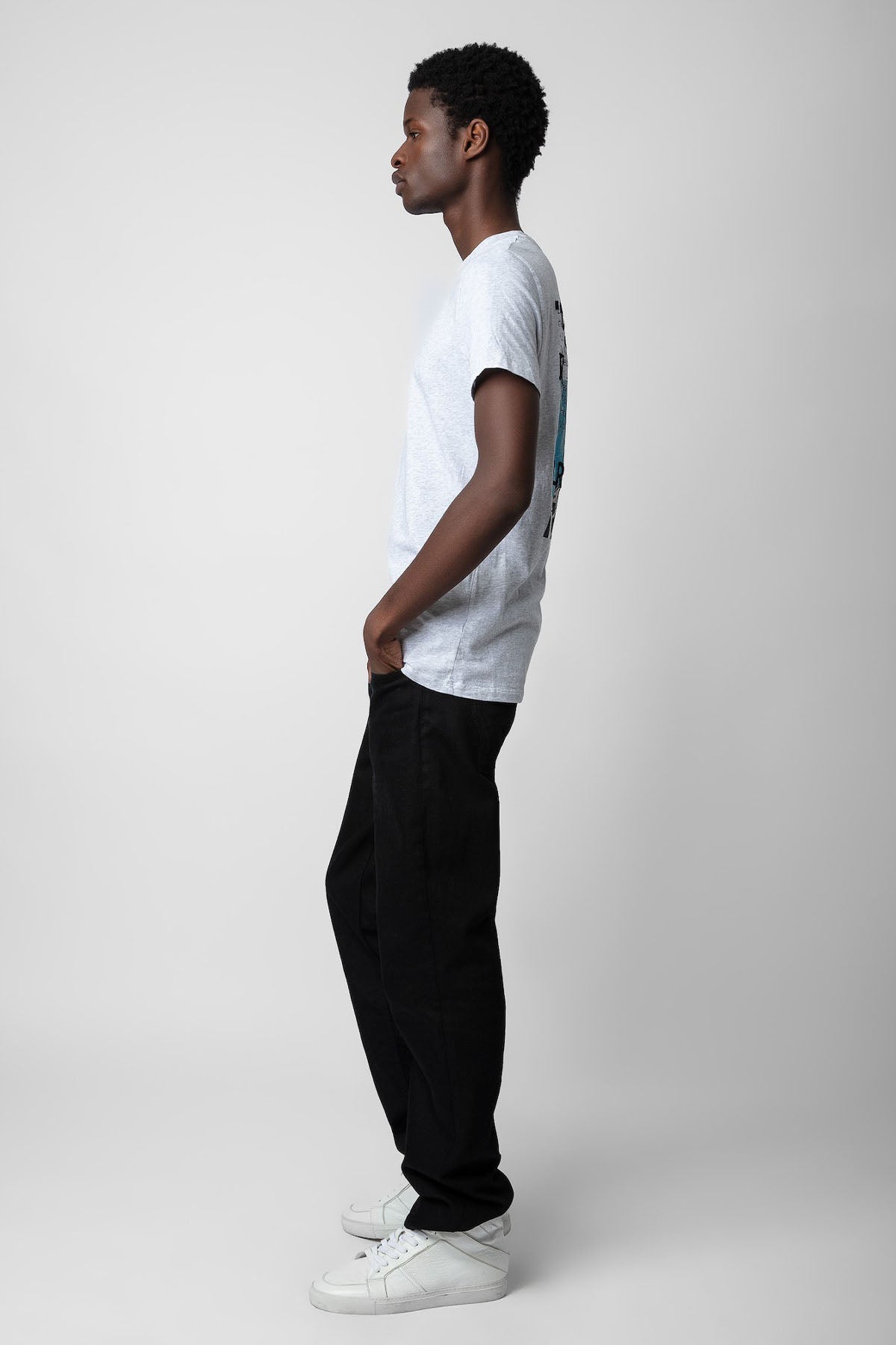 Zadig & Voltaire Yuvarlak Yaka Logolu T-shirt-Libas Trendy Fashion Store