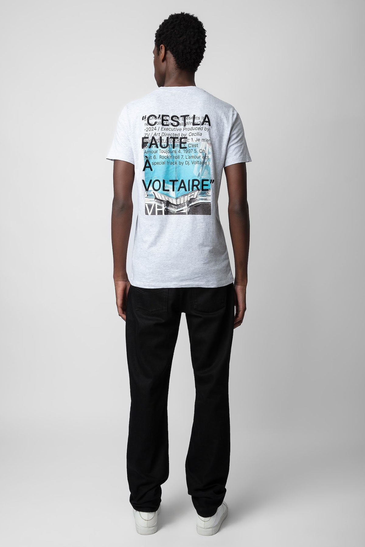 Zadig & Voltaire Yuvarlak Yaka Logolu T-shirt-Libas Trendy Fashion Store