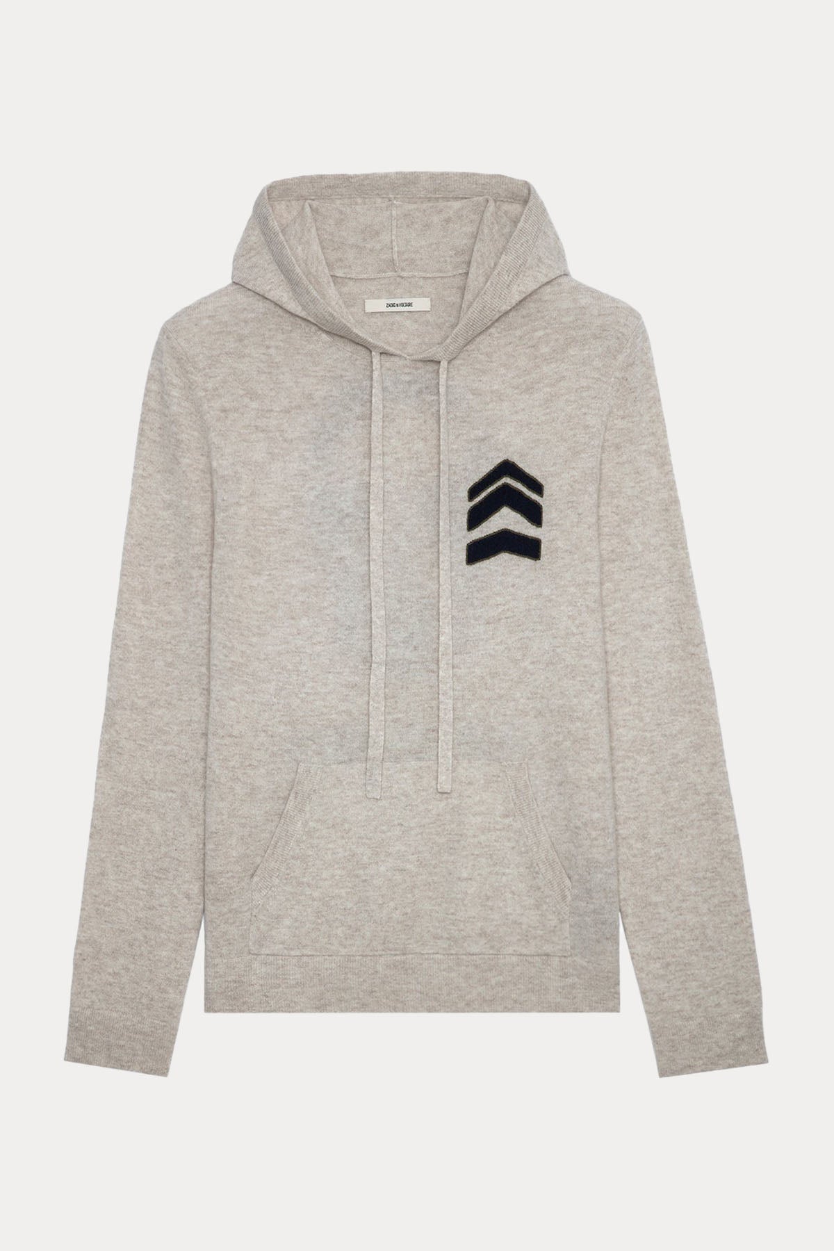 Zadig & Voltaire Kuru Kafa Kapüşonlu Kaşmirli Yün Triko-Libas Trendy Fashion Store