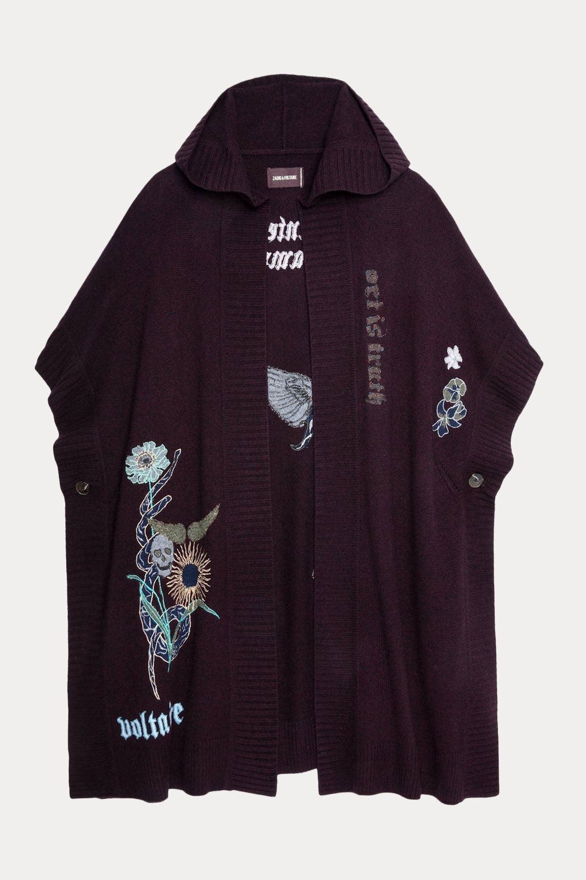 Zadig & Voltaire Geniş Kesim Kapüşonlu Kaşmir Yelek-Libas Trendy Fashion Store