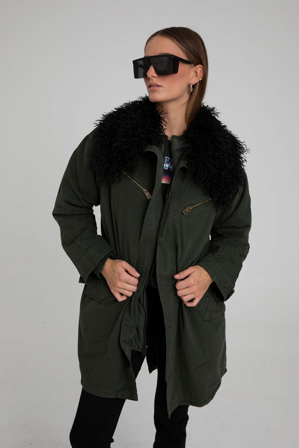 Zadig & Voltaire Demonte Puffer İç Ceketli Kaban-Libas Trendy Fashion Store