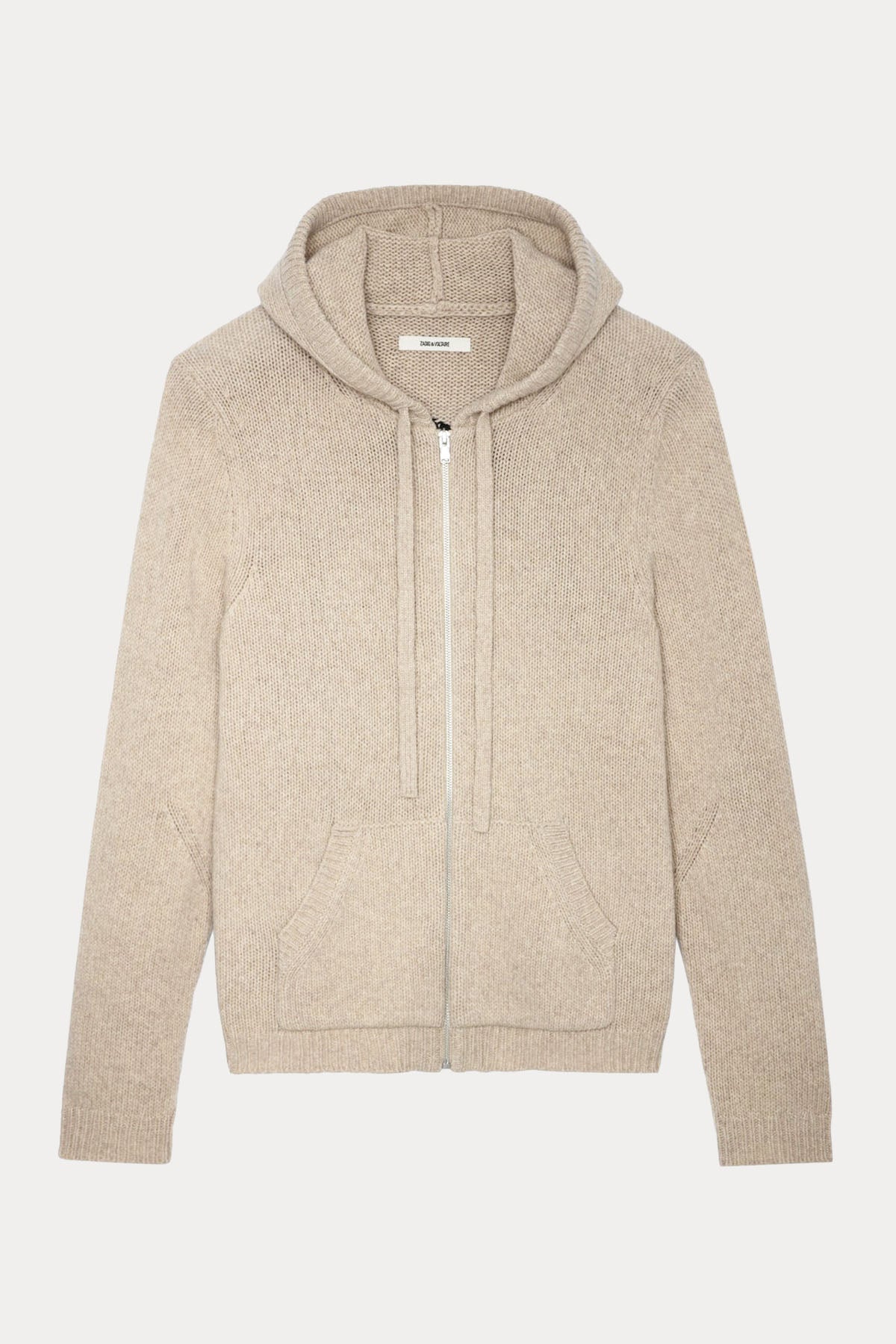 Zadig & Voltaire Logolu Kapüşonlu Örgü Yün Triko Ceket-Libas Trendy Fashion Store