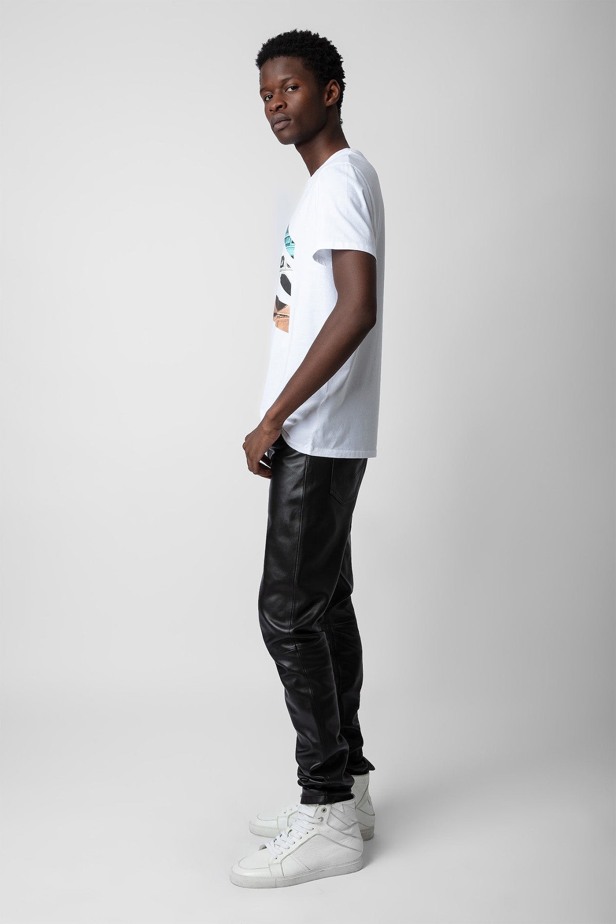 Zadig & Voltaire Yuvarlak Yaka Logolu T-shirt-Libas Trendy Fashion Store