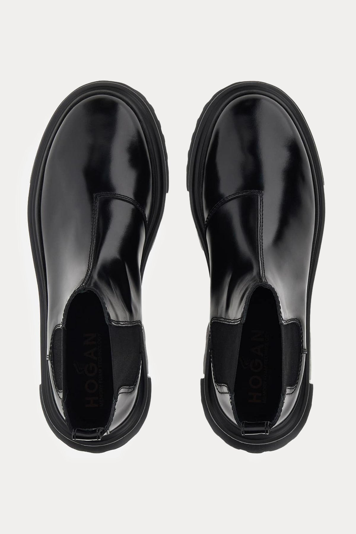 Hogan H619 Lastik Bantlı Deri Bot-Libas Trendy Fashion Store