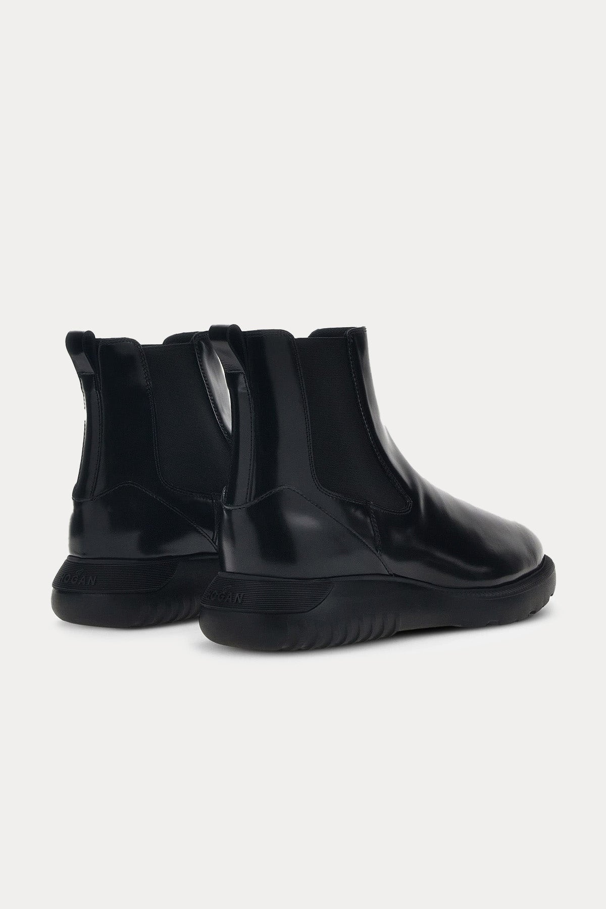 Hogan H600 Lastik Bantlı Deri Bot-Libas Trendy Fashion Store