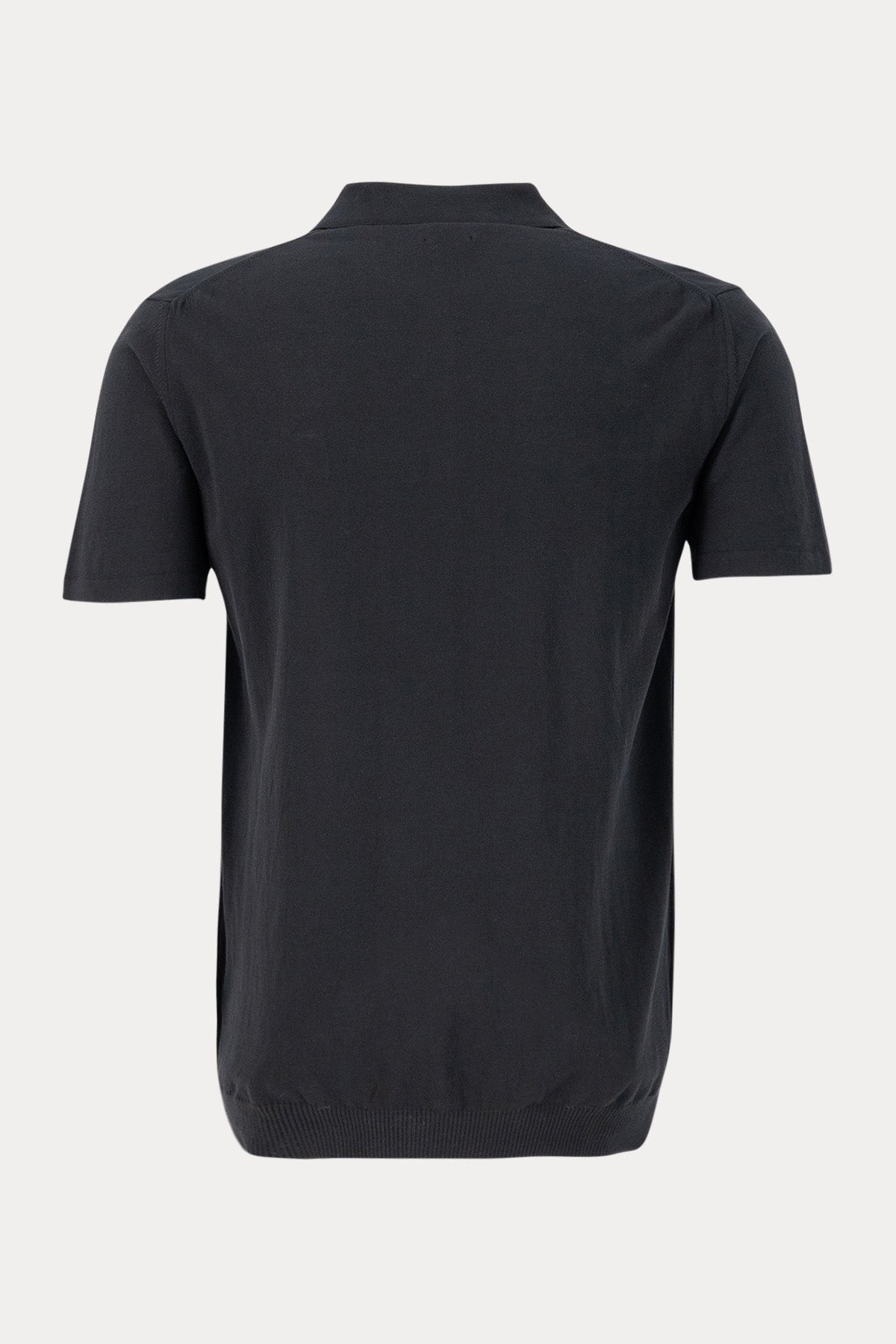 Manifattura İnce Örgü Polo Yaka T-shirt-T-shirt-Libas