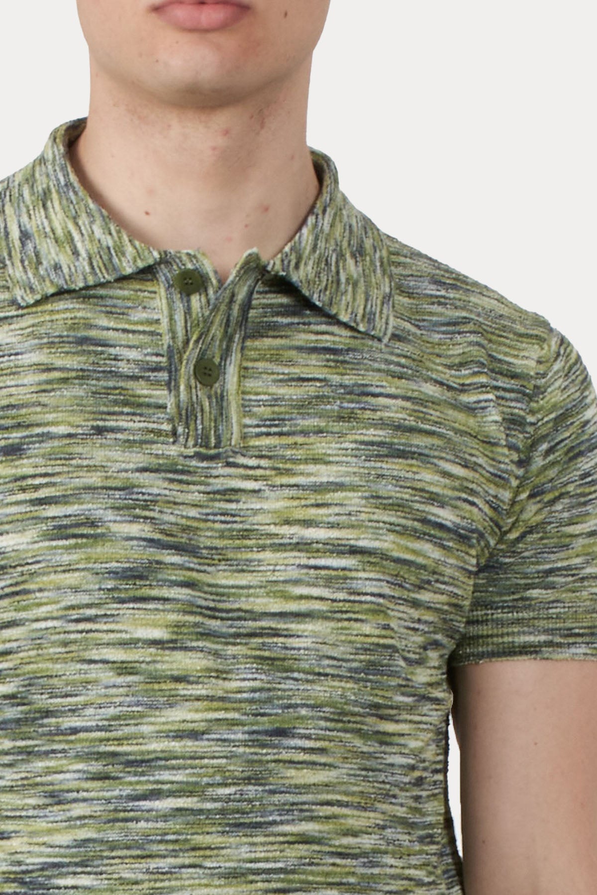 Manifattura Renk Geçişli Polo Yaka Örgü Triko