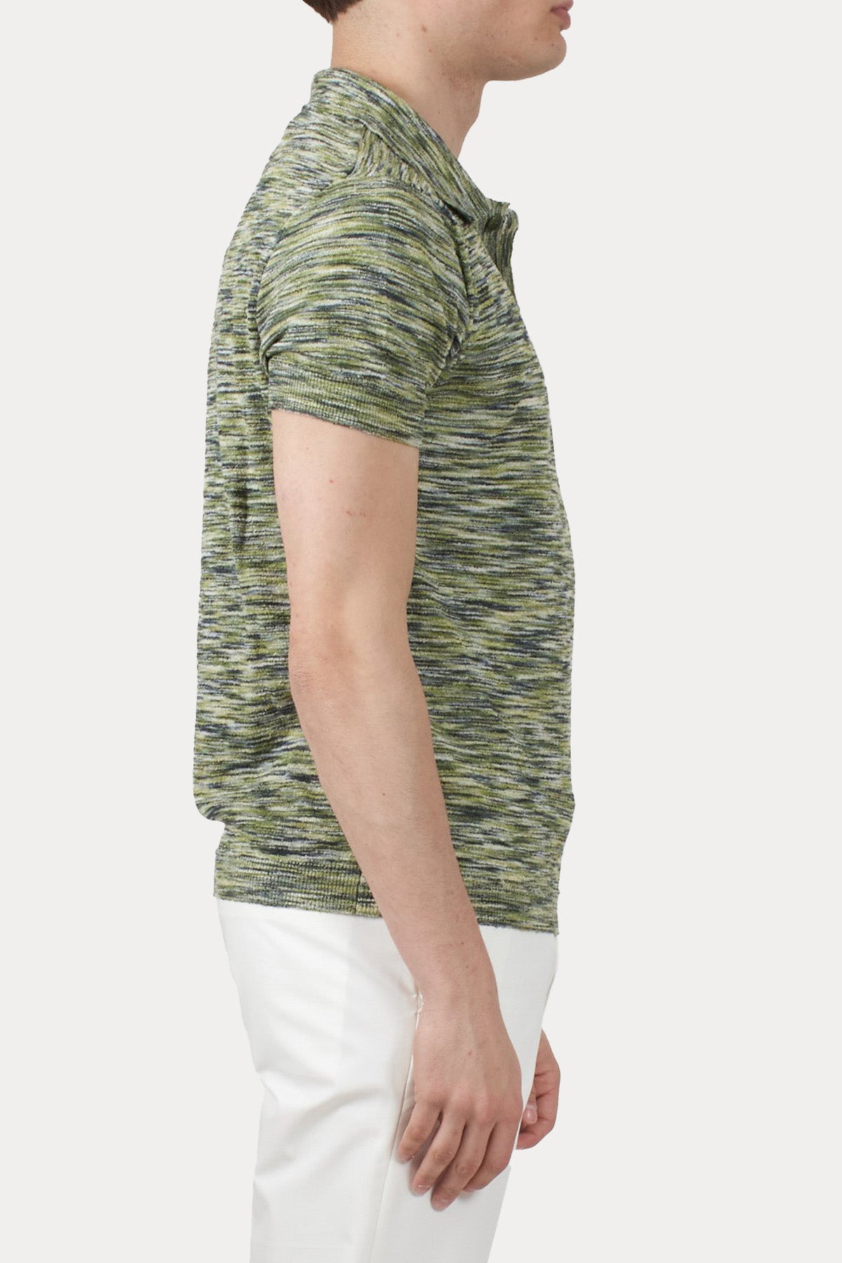 Manifattura Renk Geçişli Polo Yaka Örgü Triko