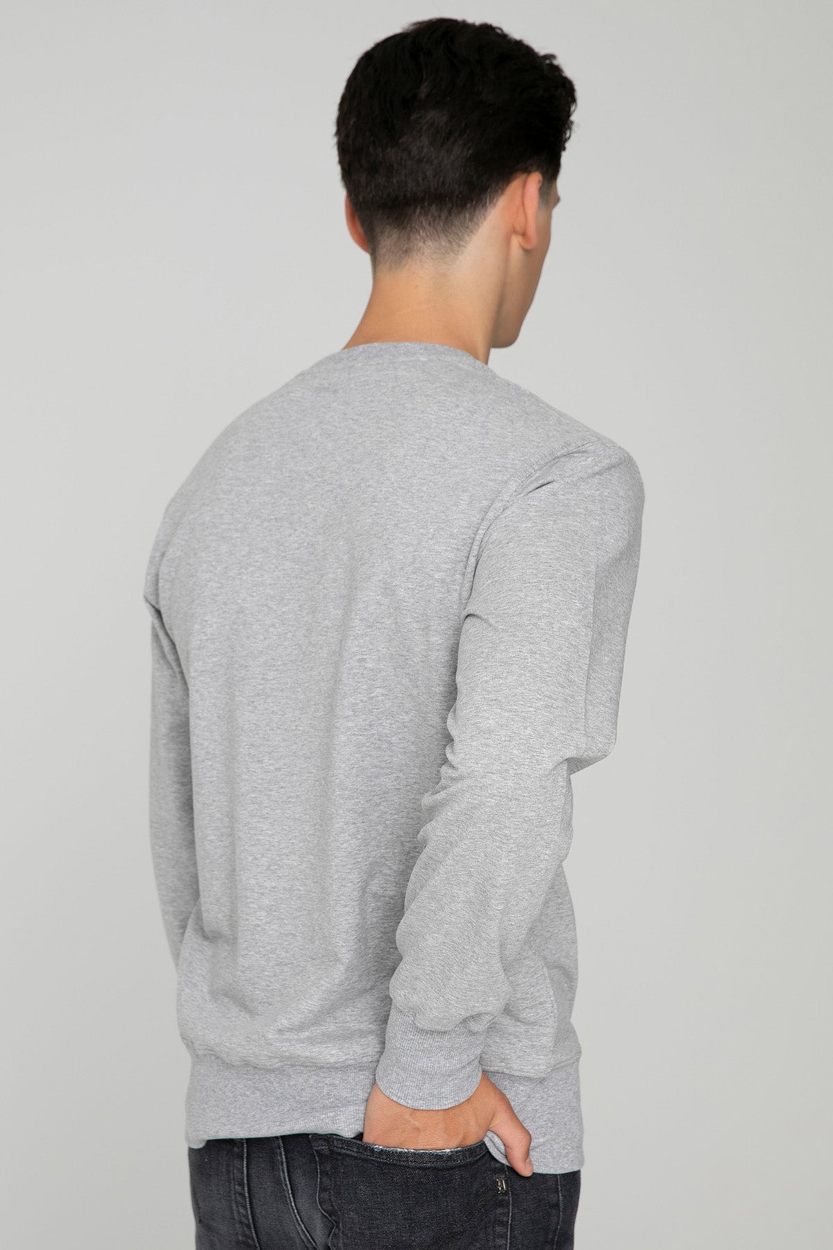 Manifattura Yuvarlak Yaka Sweatshirt-Sweatshirt-Libas