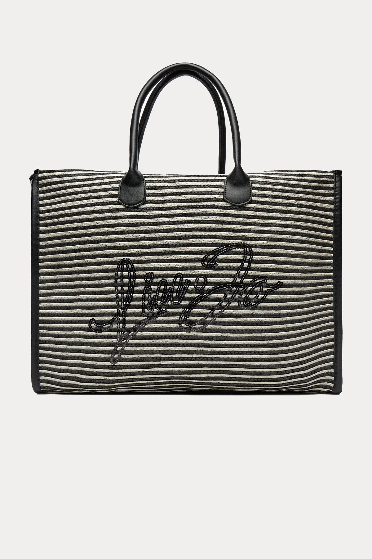 Liu Jo Logolu Hasır Örgü Shopping Bag Çanta