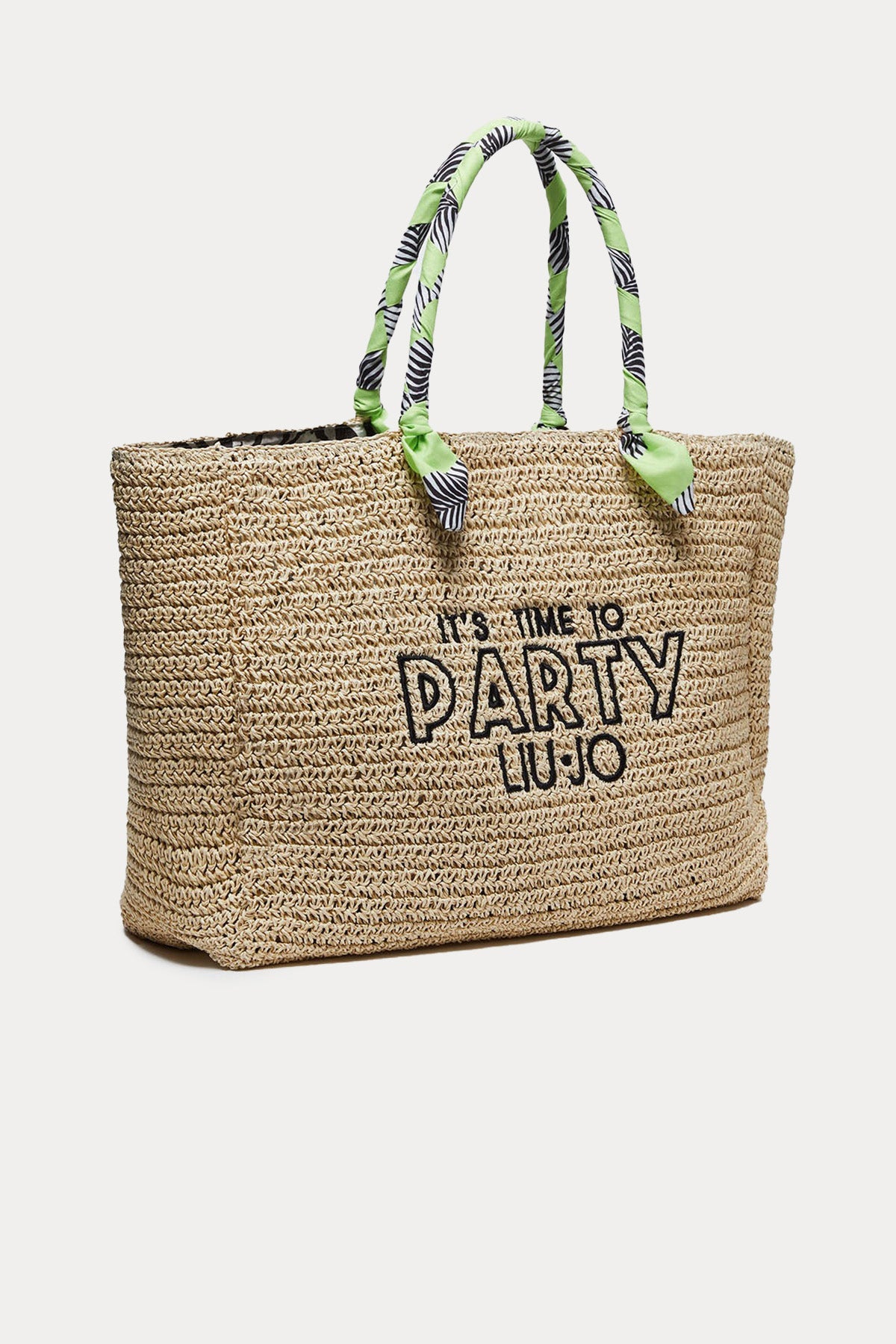 Liu Jo Logolu Hasır Örgü Shopping Bag Çanta