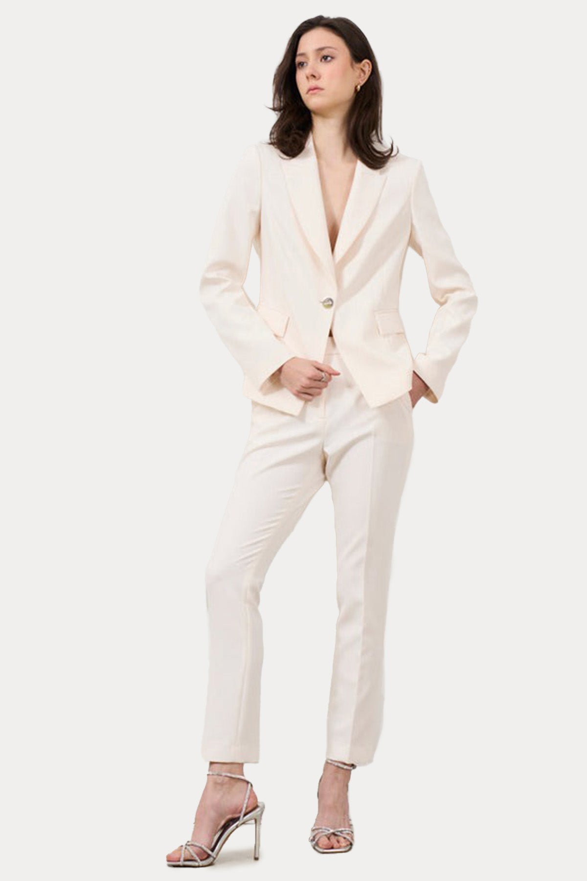 Liu Jo Slim Fit Yandan Cepli Streç Pantolon