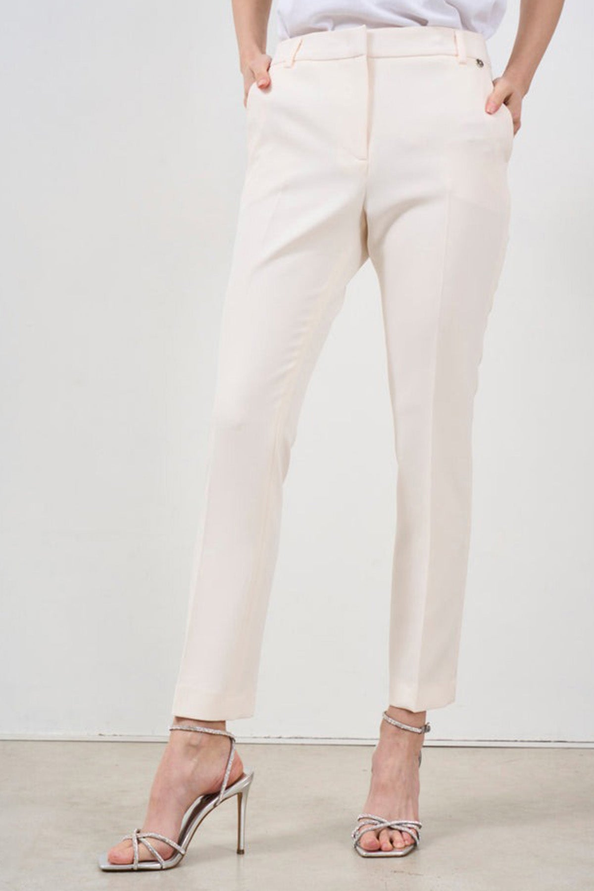 Liu Jo Slim Fit Yandan Cepli Streç Pantolon