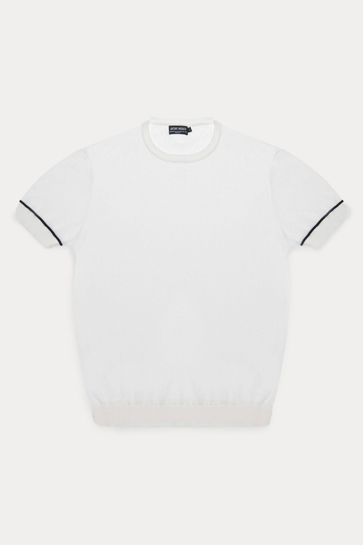 Antony Morato Regular Fit Yuvarlak Yaka Örgü Triko T-shirt-T-shirt-Libas