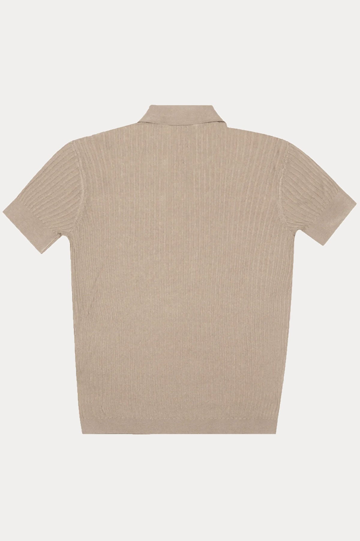 Antony Morato Slim Fit Keten Örgü Polo Yaka T-shirt