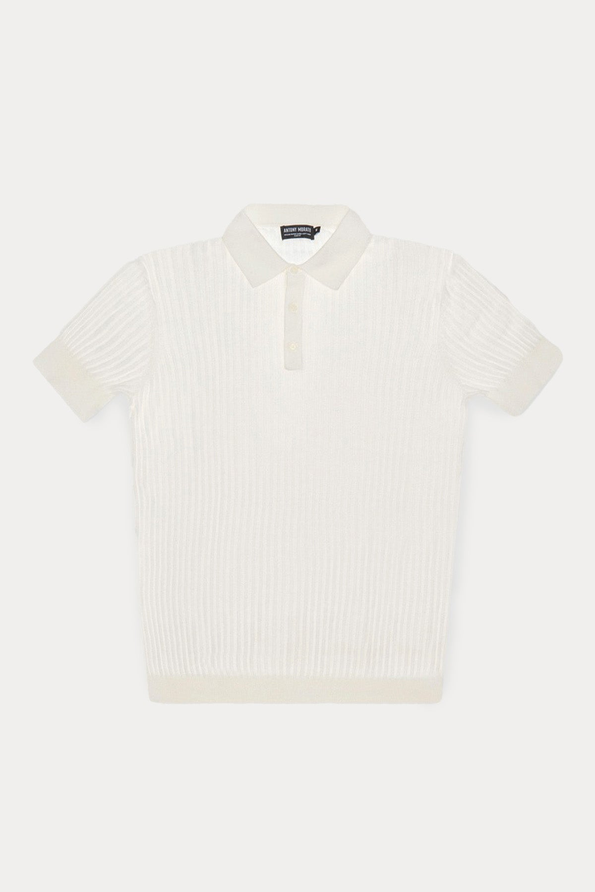 Antony Morato Slim Fit Keten Örgü Polo Yaka T-shirt-T-shirt-Libas
