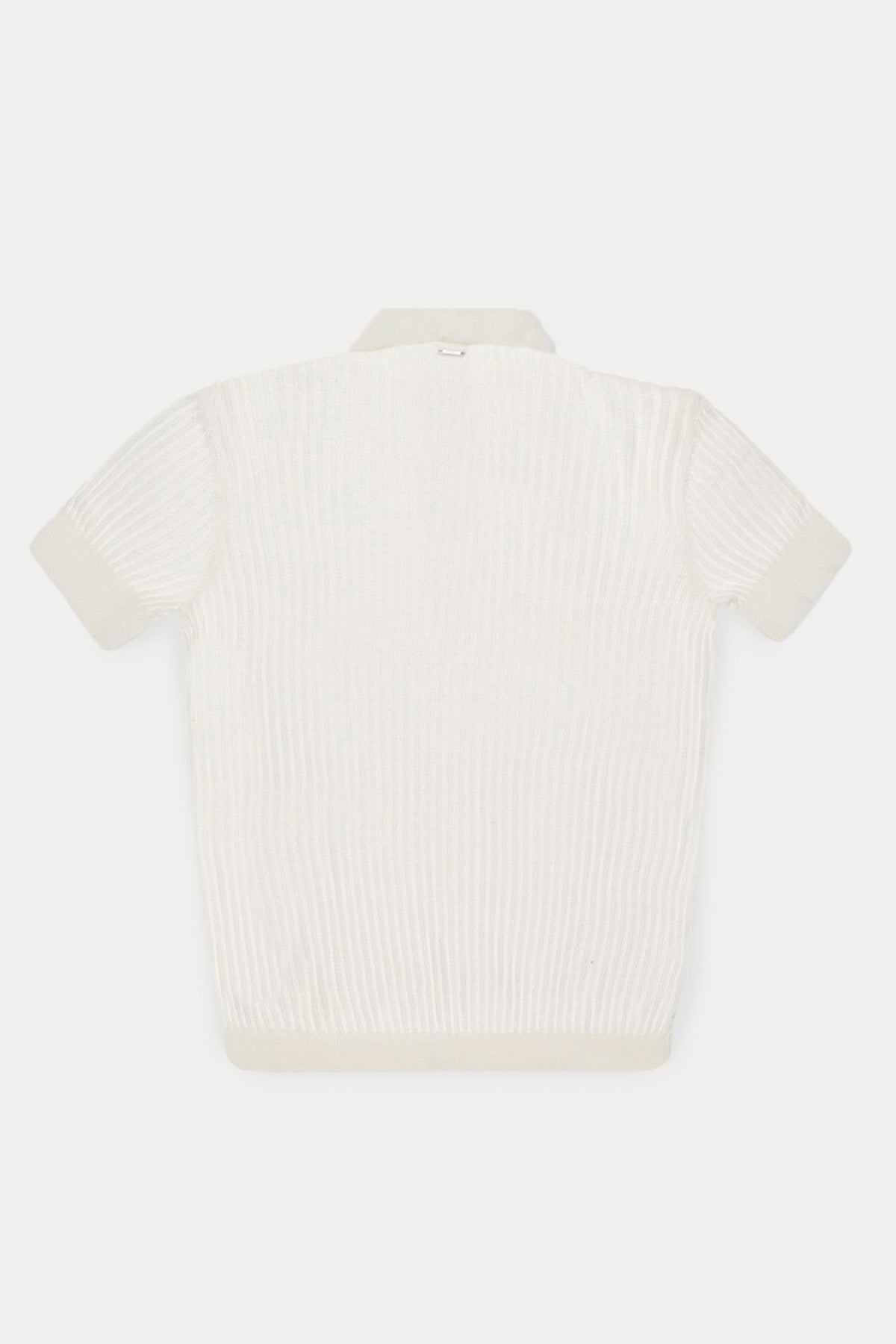 Antony Morato Slim Fit Keten Örgü Polo Yaka T-shirt-T-shirt-Libas
