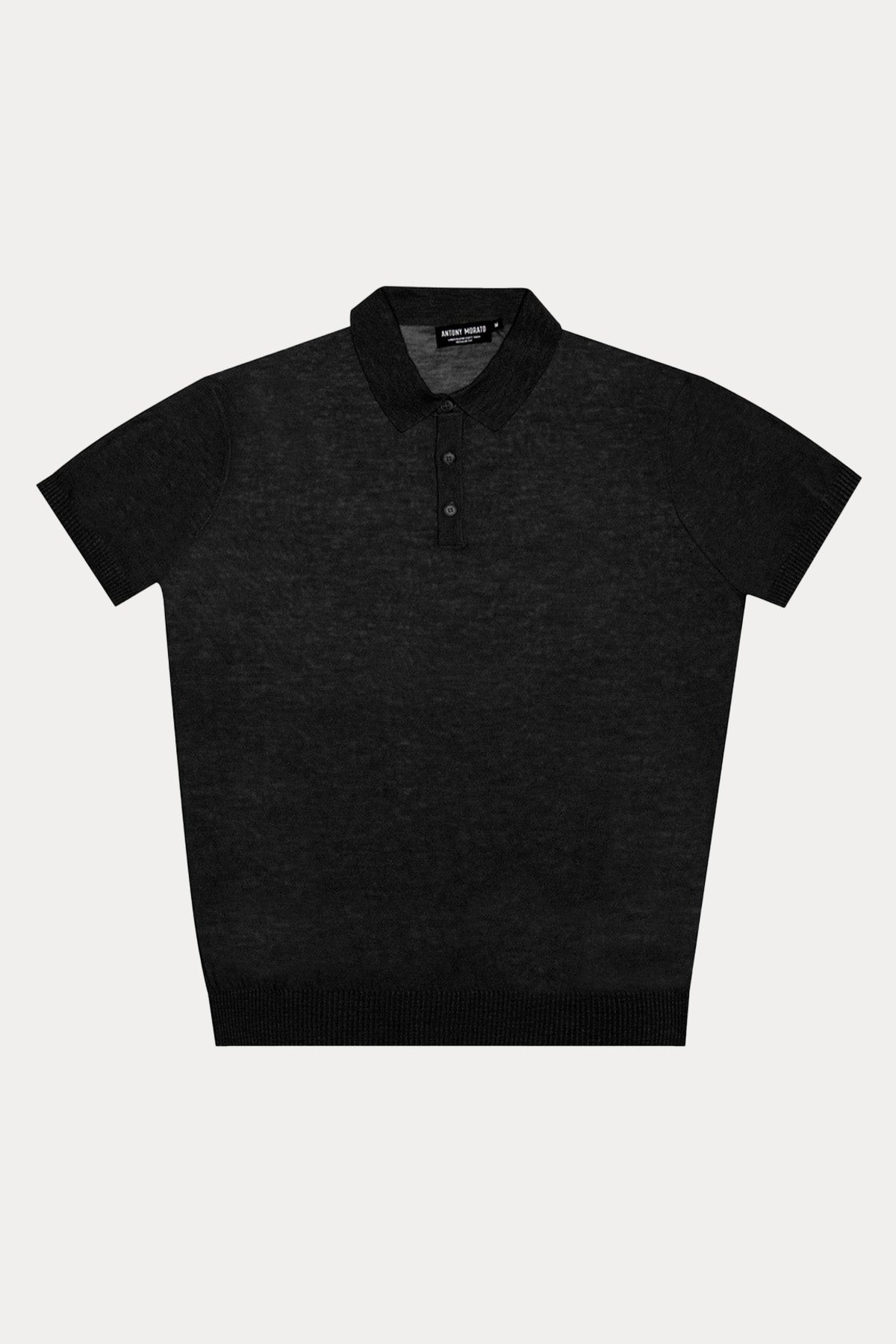 Antony Morato Regular Fit Keten Örgü Polo Yaka T-shirt-T-shirt-Libas