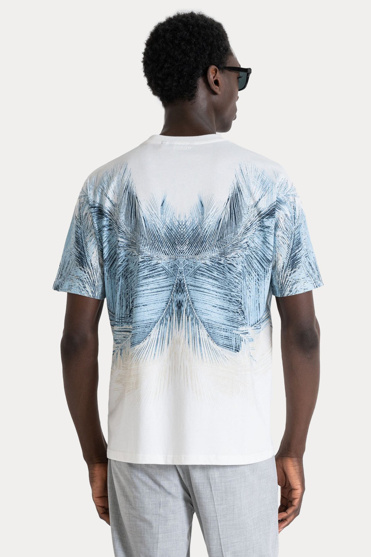 Antony Morato Regular Fit Yuvarlak Yaka Desenli T-shirt-T-shirt-Libas