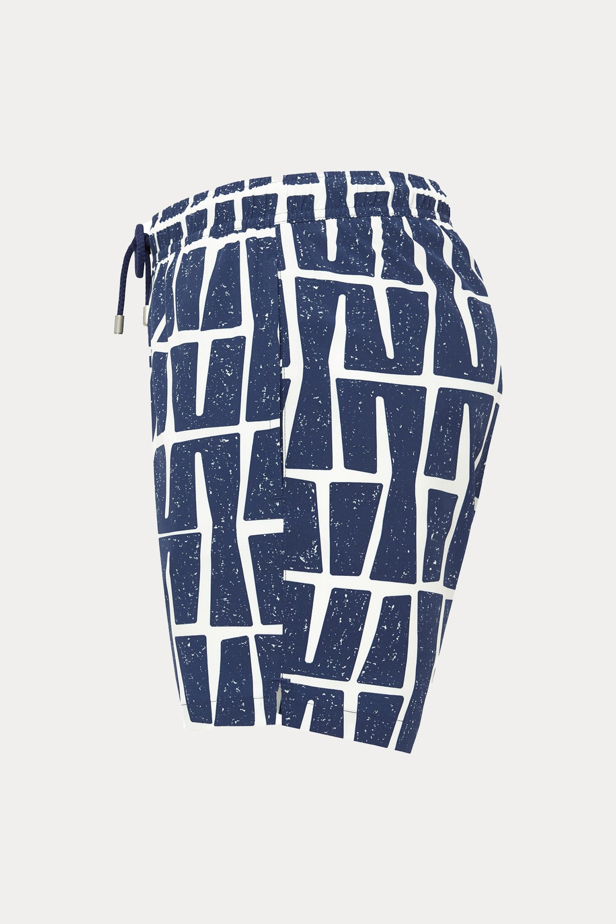 Bluemint Arthus Stretch Navy Bricks Şort Mayo