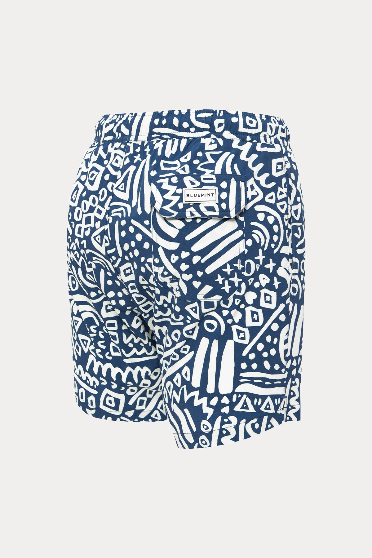 Bluemint Arthus Stretch Navy Tribal Şort Mayo