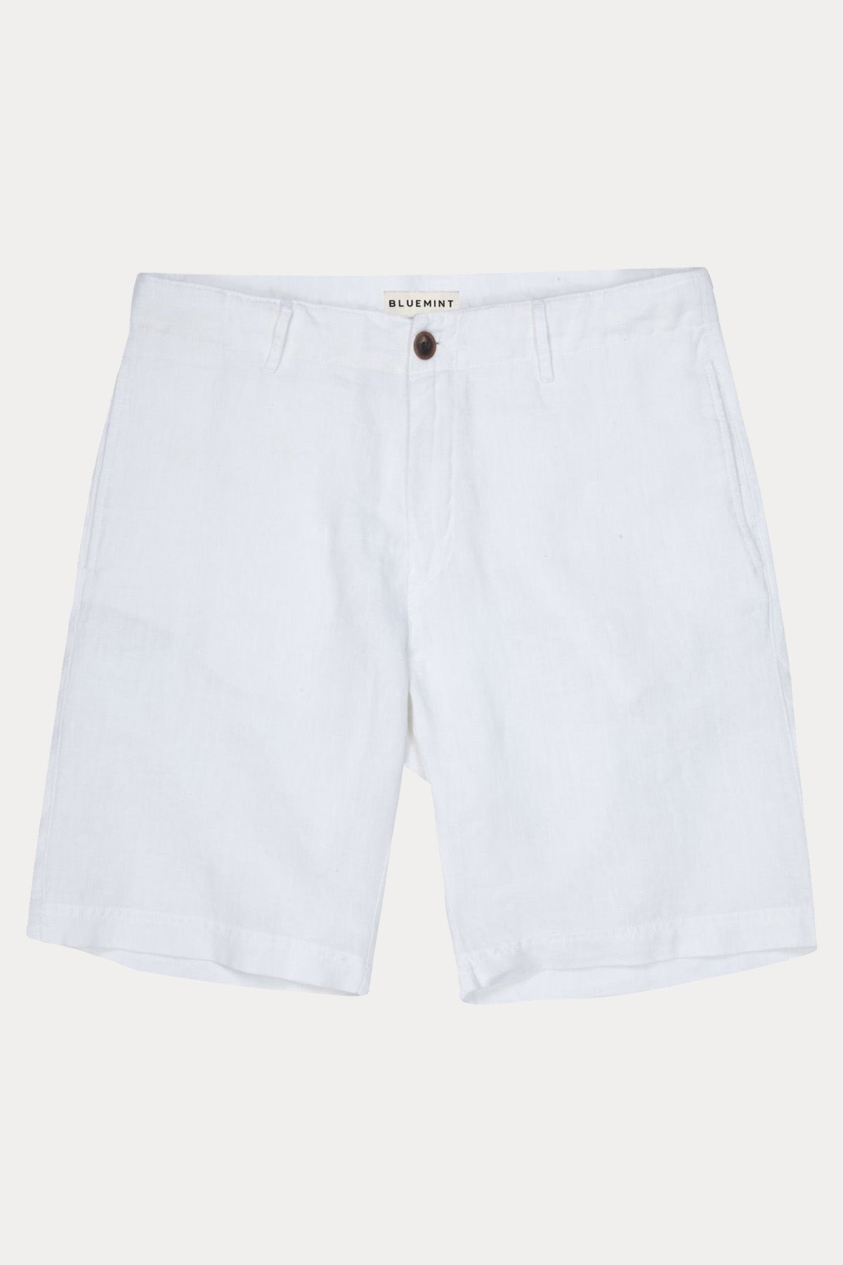 Bluemint Edmund Tapered Fit Yandan Cepli Keten Şort