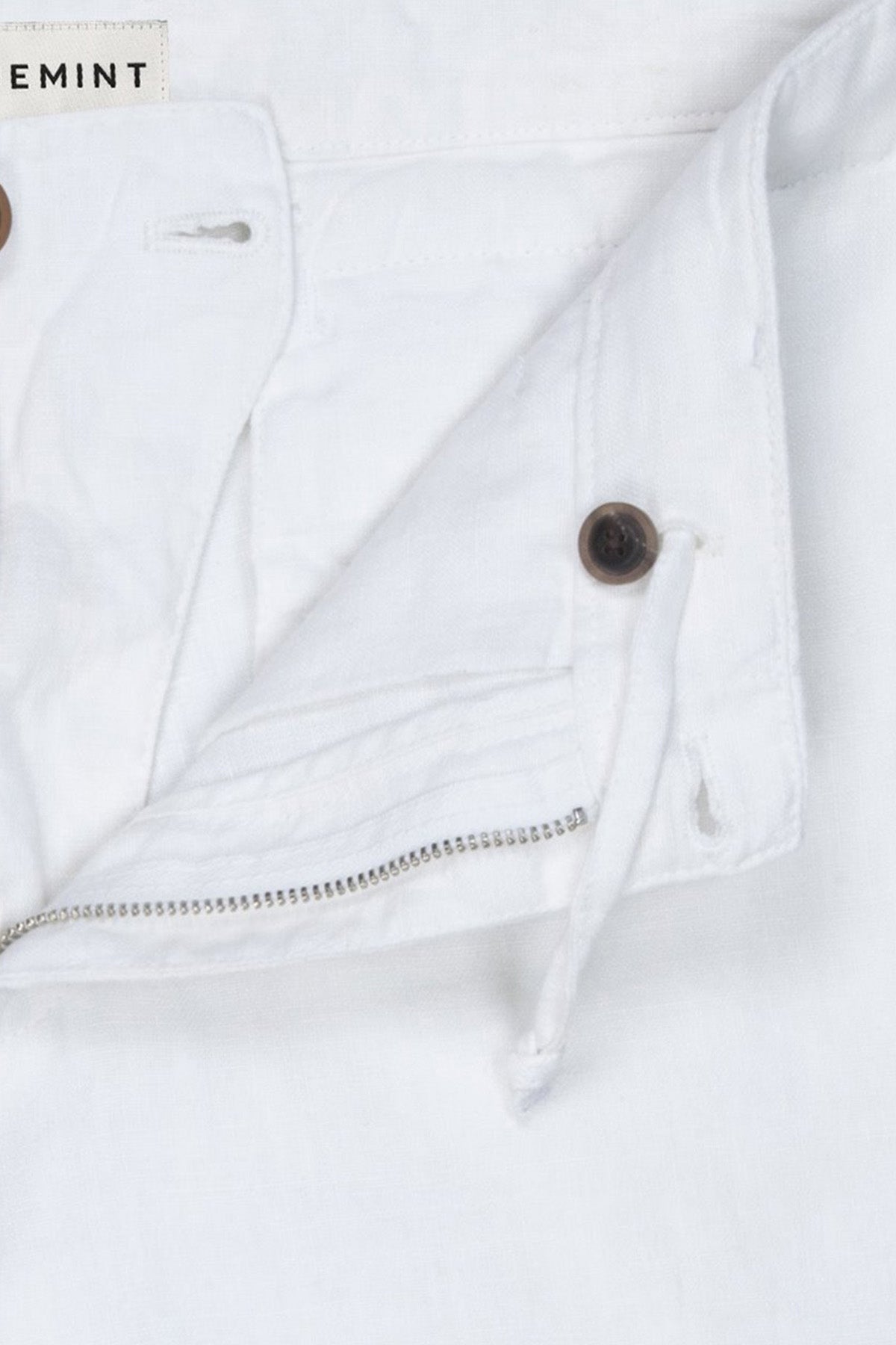 Bluemint Edmund Tapered Fit Yandan Cepli Keten Şort