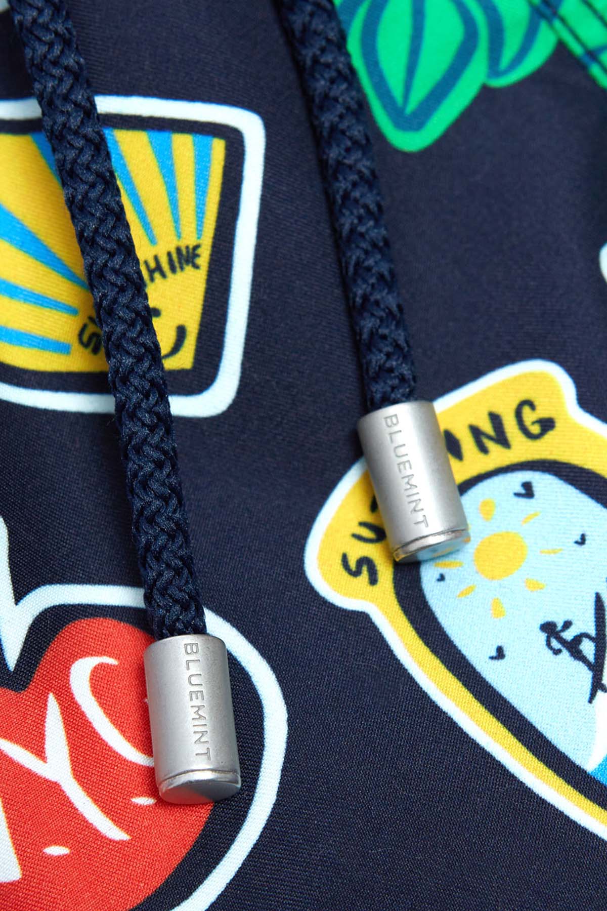 Bluemint Kids 2-6 Yaş Erkek Çocuk Arthus Navy City Şort Mayo-Şort Mayo-Libas