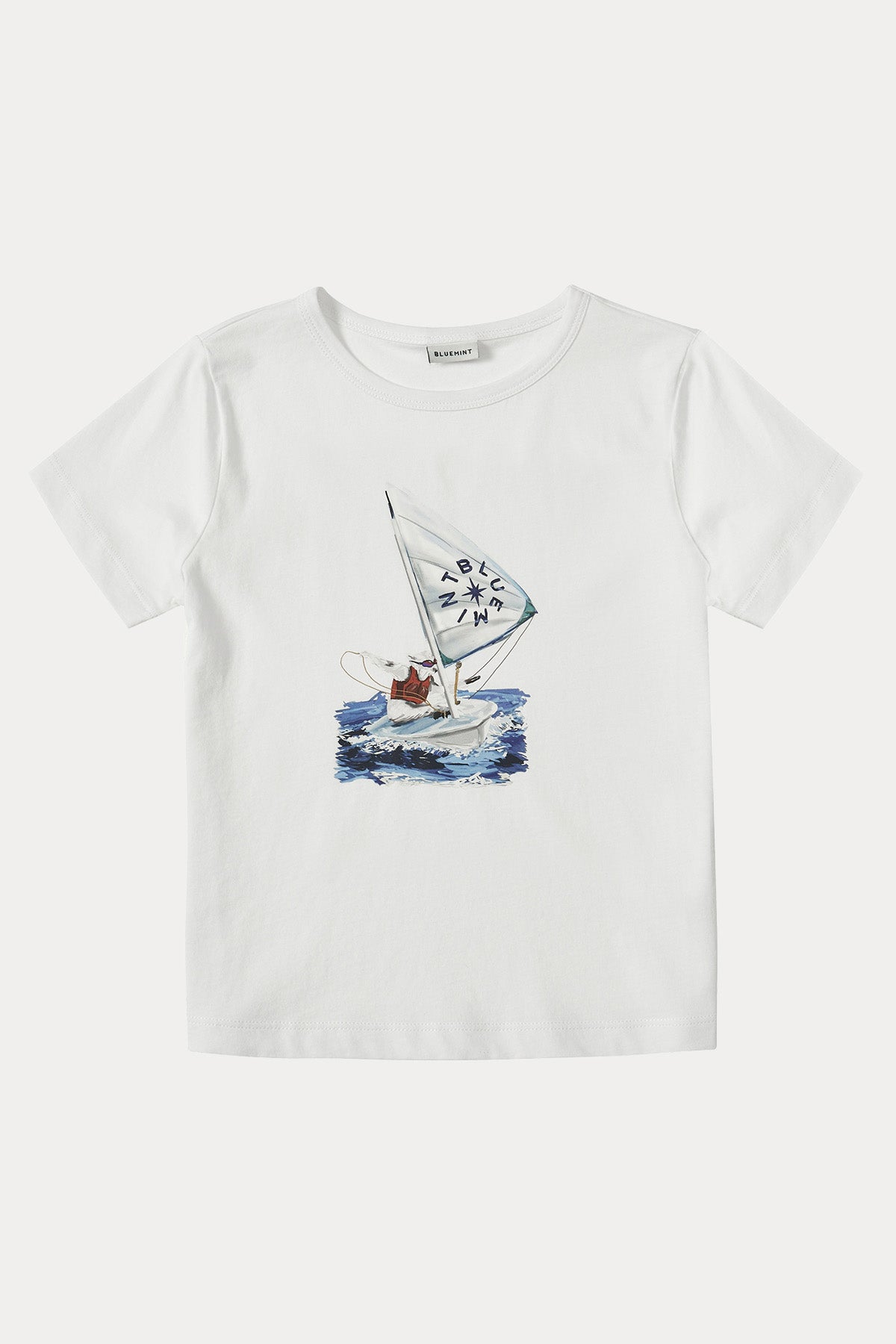 Bluemint Kids 2-8 Yaş Ricci Printed Kids Jibing Bear T-shirt