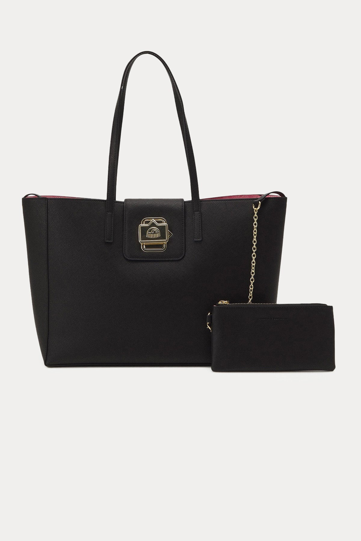 Chiara Ferragni Logolu Shopping Bag Çanta