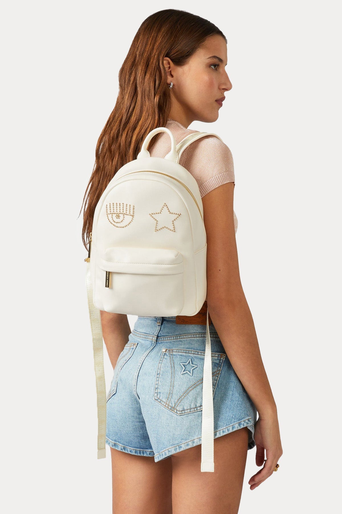 Chiara Ferragni Göz Logolu Sırt Çantası