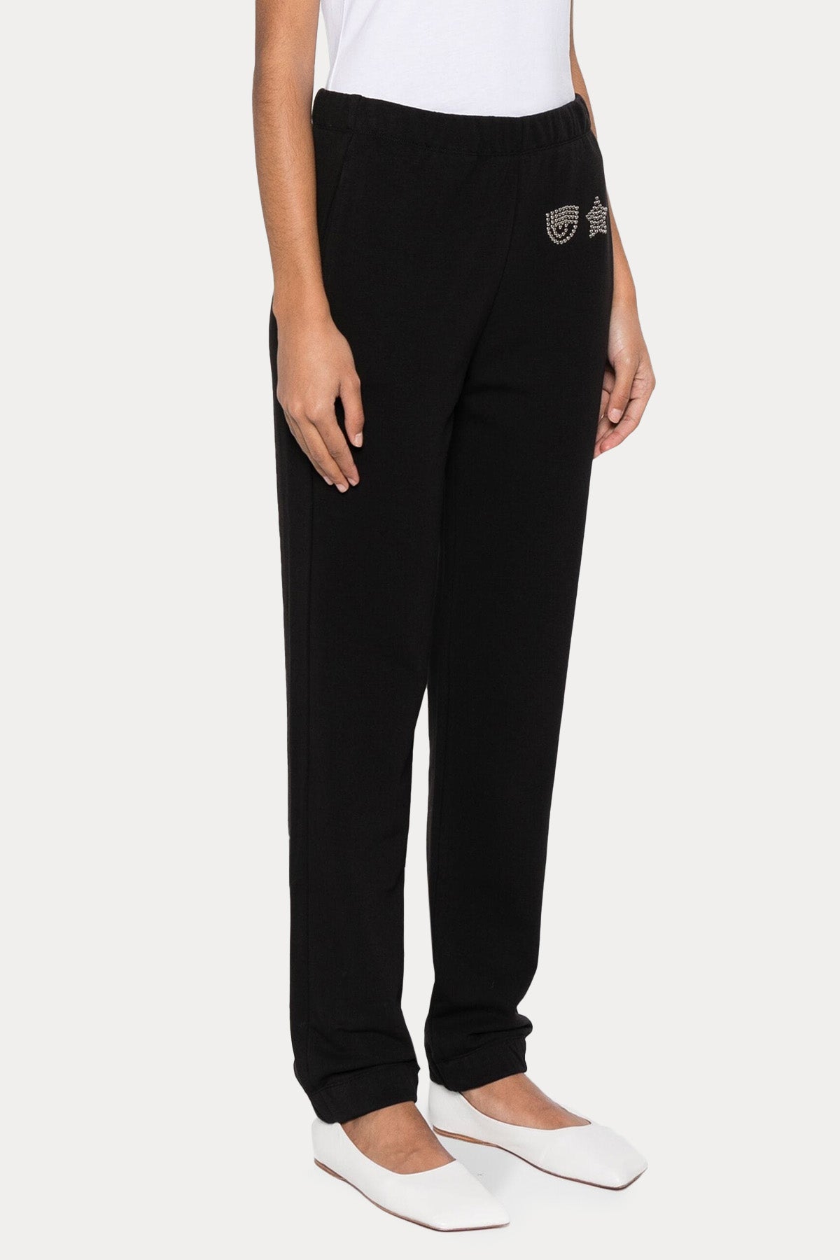 Chiara Ferragni Beli Lastikli Trok Logolu Eşofman Altı