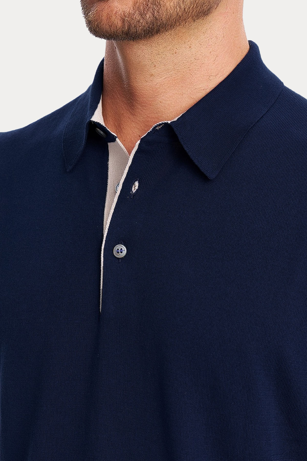 Gran Sasso Polo Yaka T-shirt-T-shirt-Libas