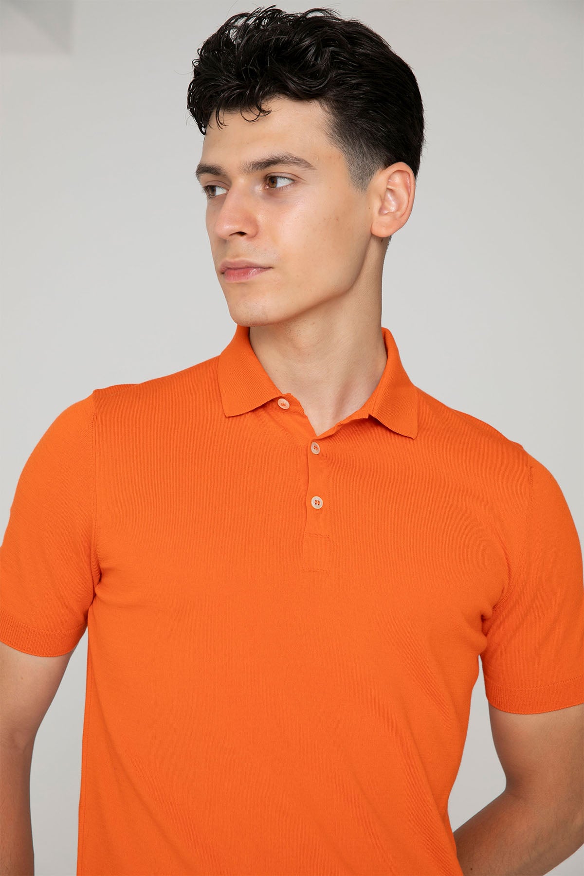 Gran Sasso Polo Yaka T-shirt-T-shirt-Libas