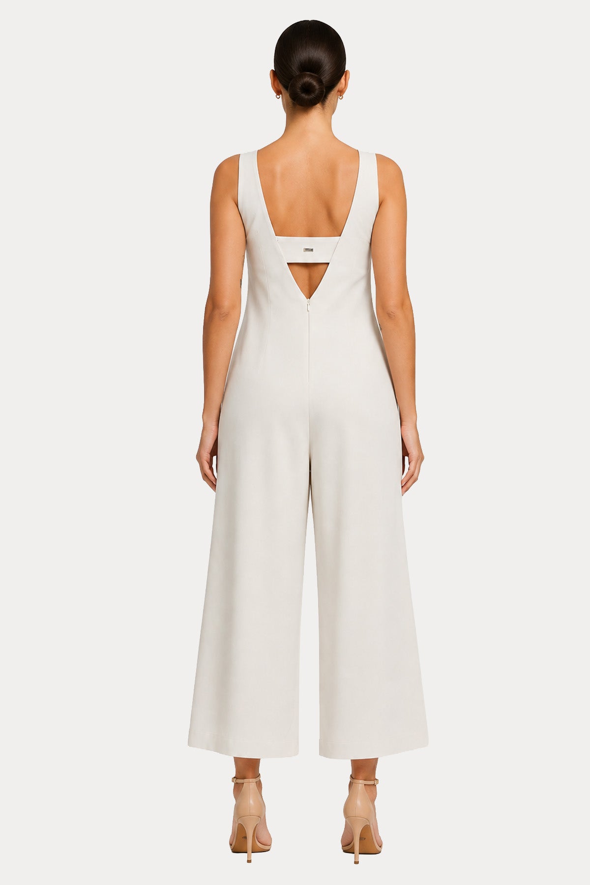 Herno V Yaka Crop Paça Streç Tulum