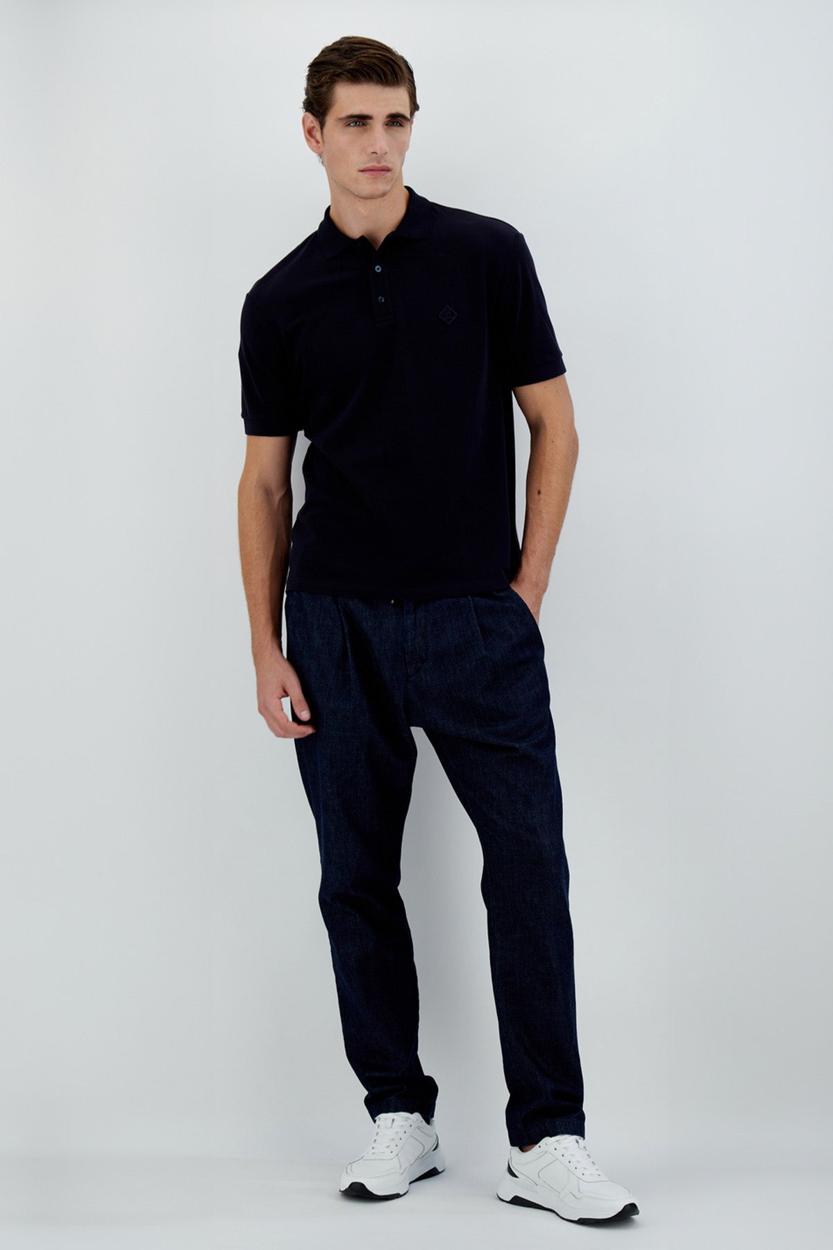 Herno Polo Yaka Logolu T-shirt