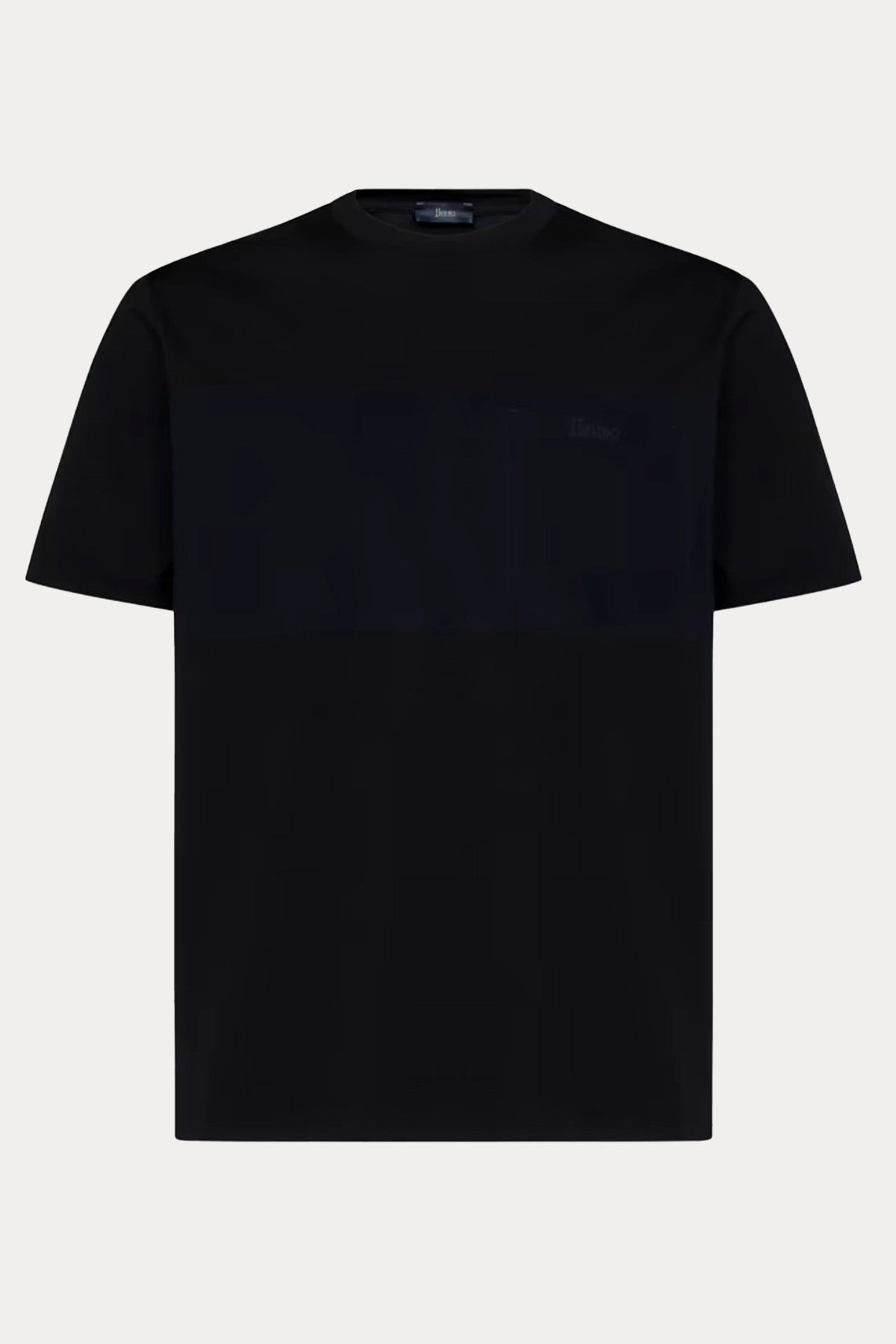 Herno Yuvarlak Yaka Cep Detaylı Logolu Streç T-shirt-T-shirt-Libas