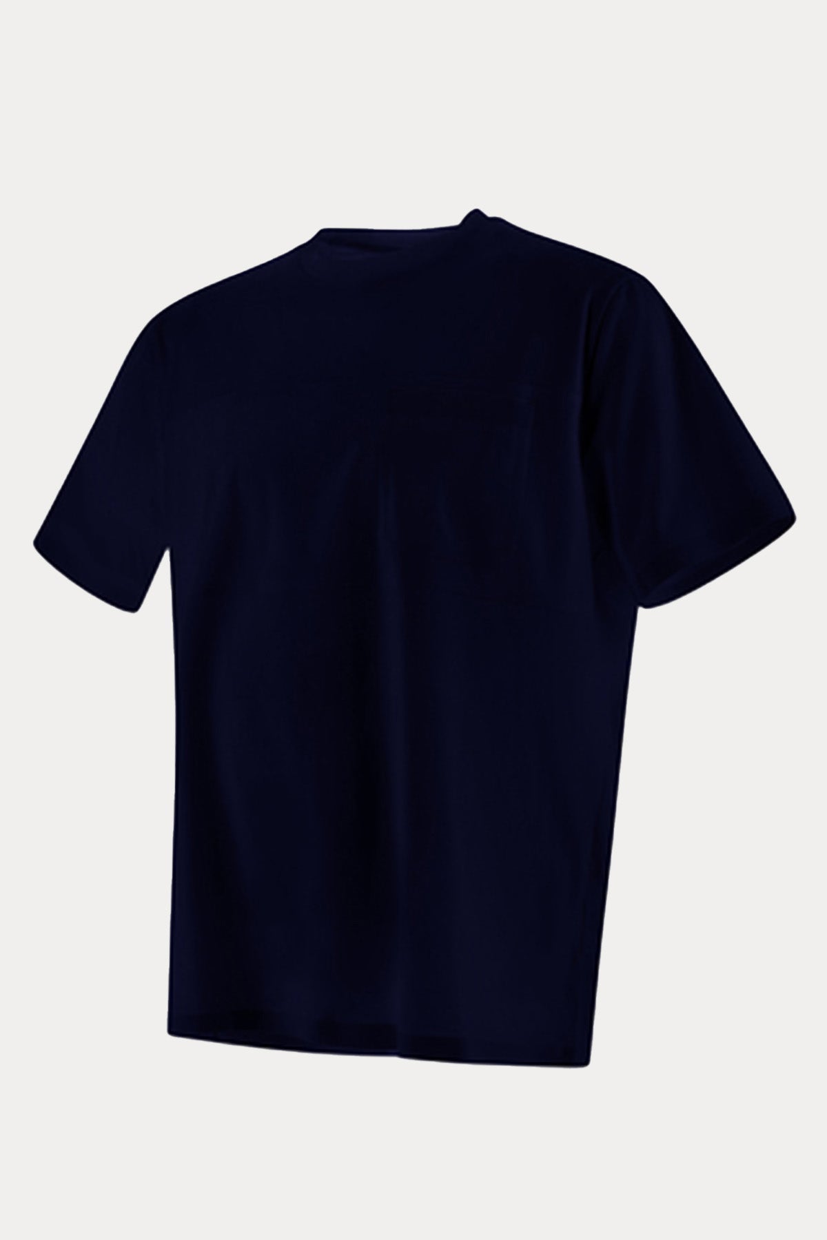 Herno Yuvarlak Yaka Cep Detaylı Logolu Streç T-shirt