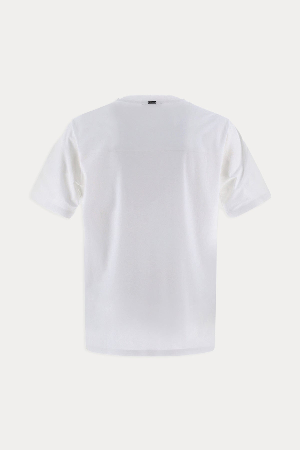 Herno Yuvarlak Yaka Cep Detaylı Logolu Streç T-shirt-T-shirt-Libas