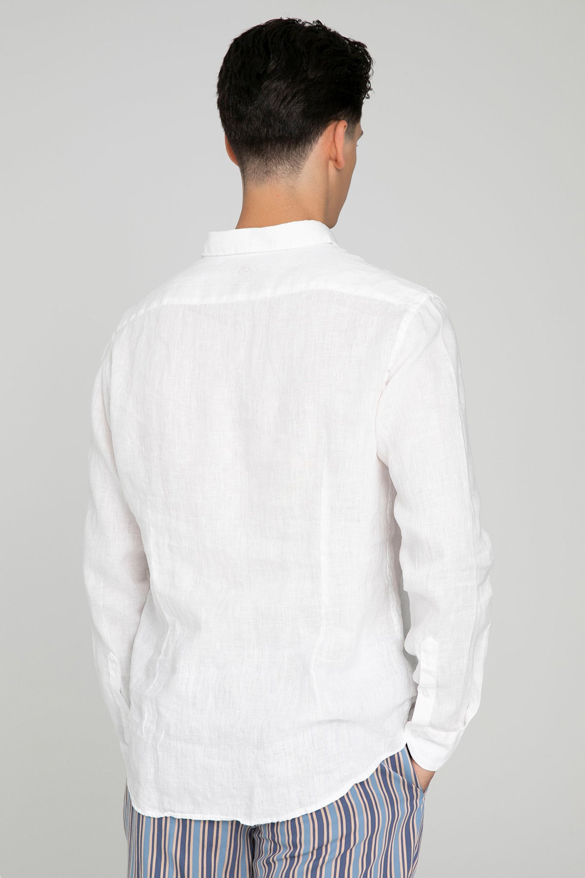 Fradi Relaxed Fit Keten Gömlek