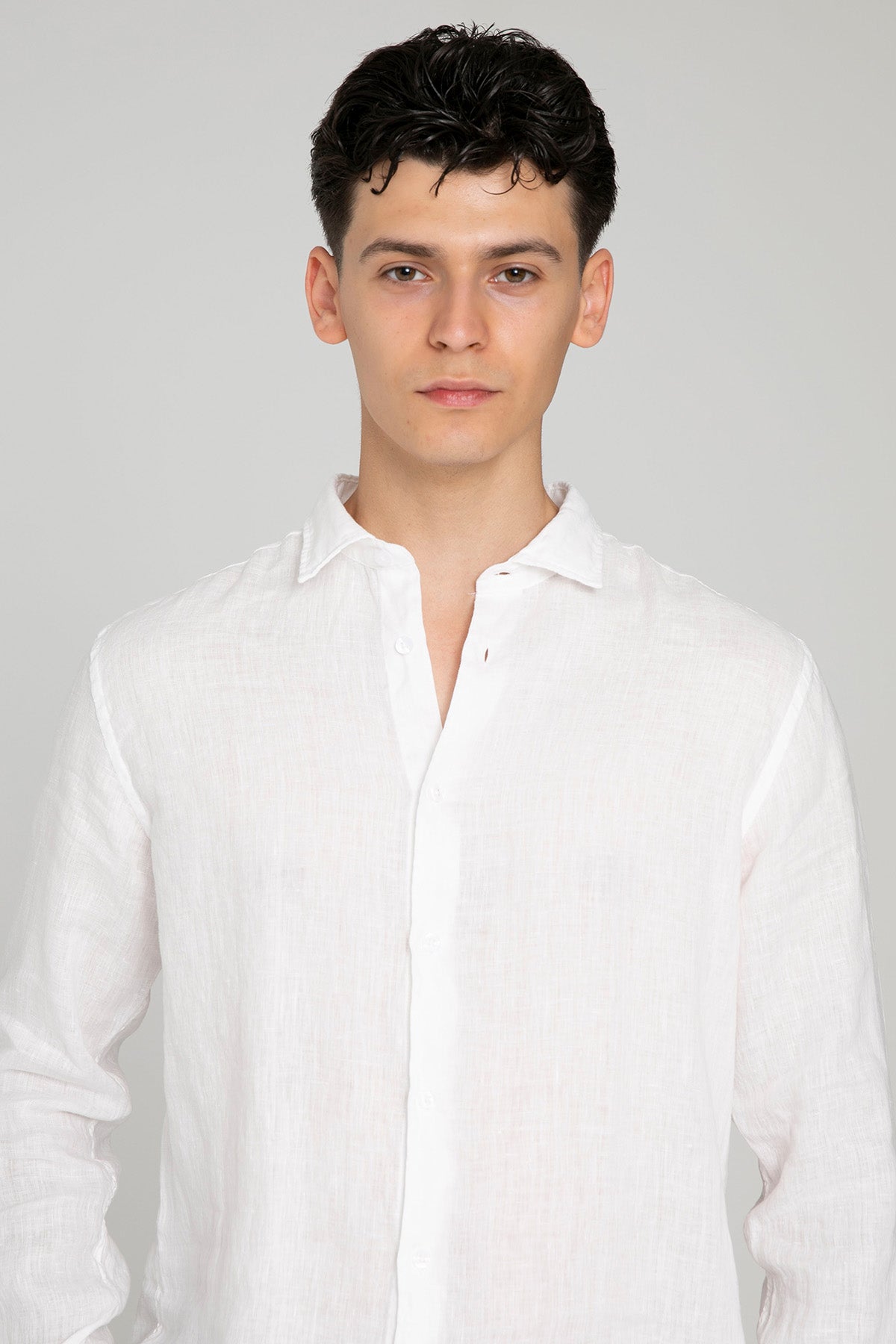 Fradi Relaxed Fit Keten Gömlek