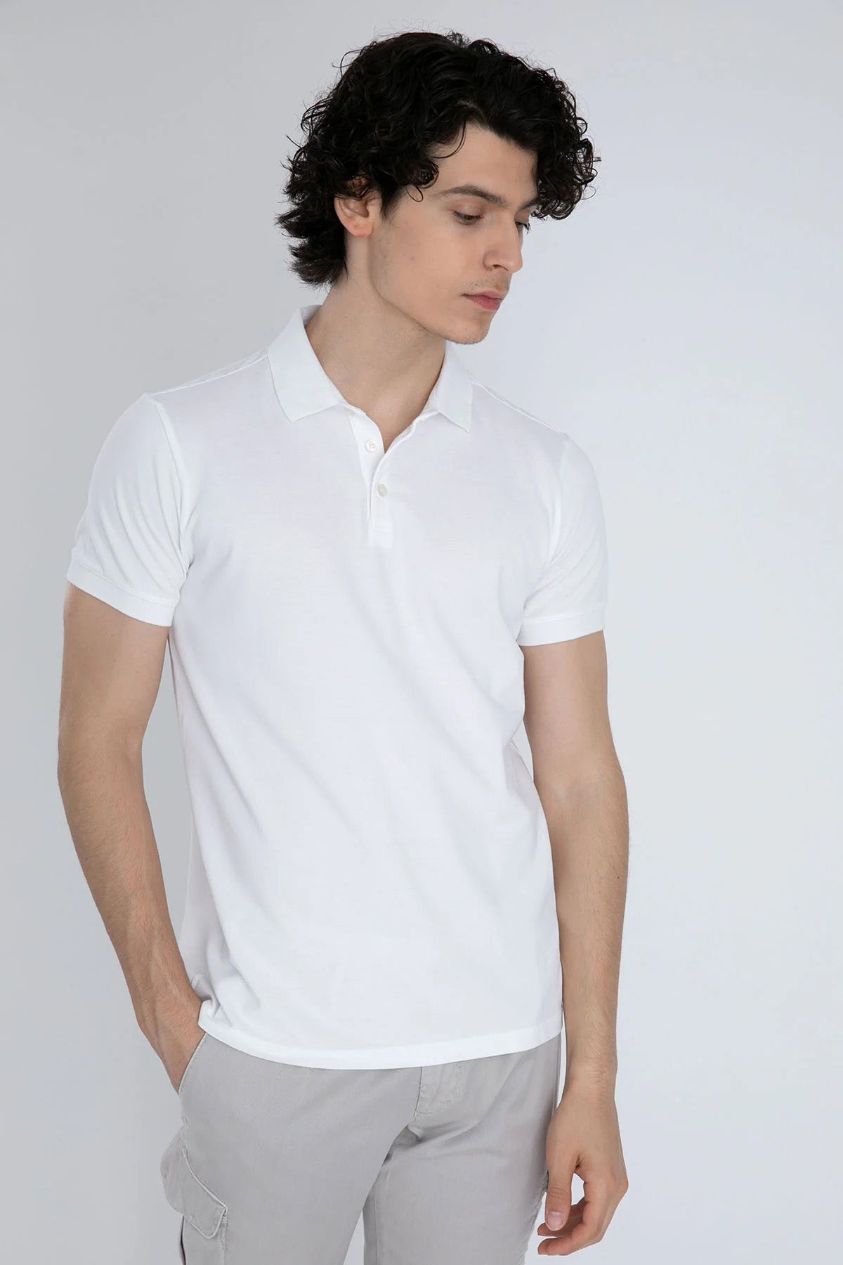 Fradi Streç Polo Yaka T-shirt