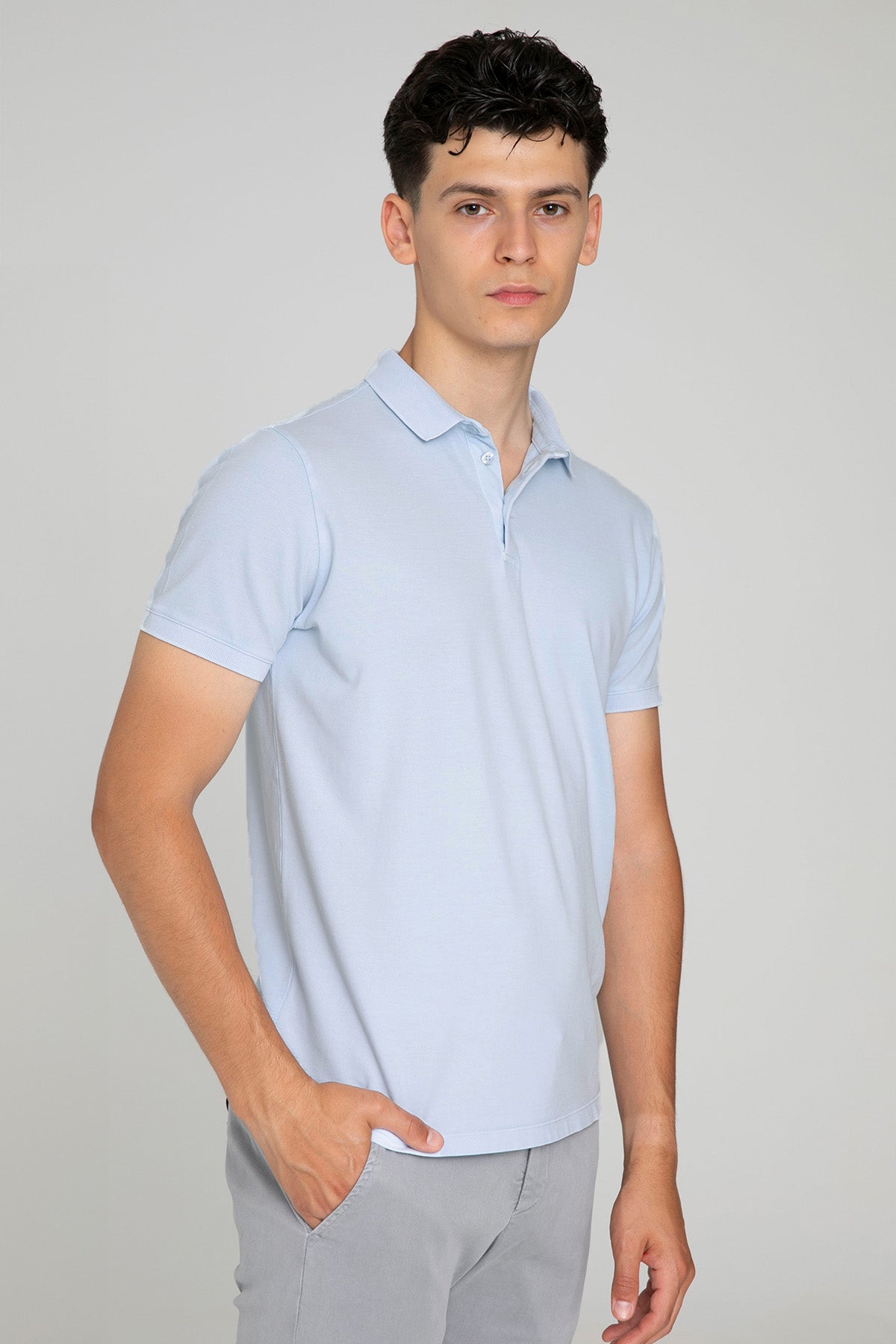 Fradi Streç Polo Yaka T-shirt