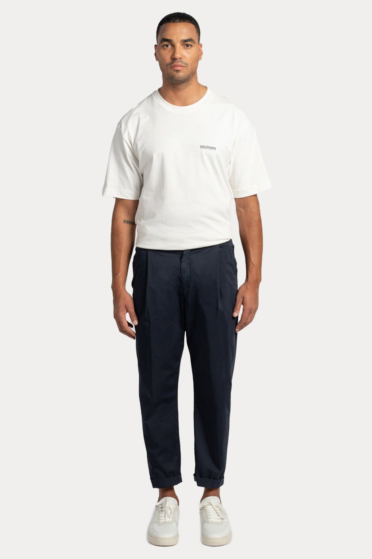 Goldgarn New Papi Loose Cropped Fit Tek Pile Beli Lastikli Pantolon